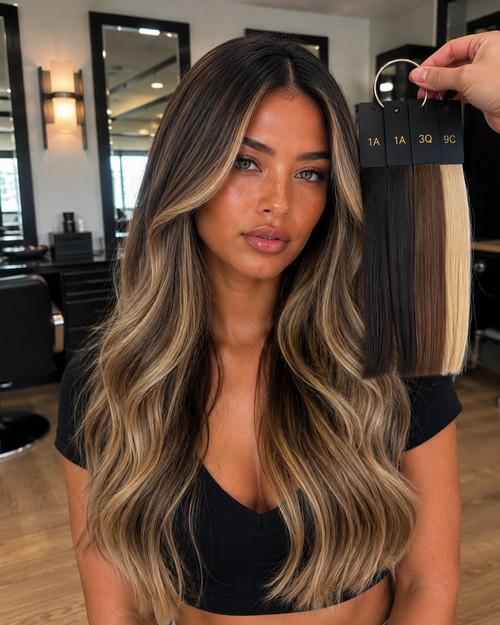 Caramel Blonde Balayage (1A/1A+3Q+9C)